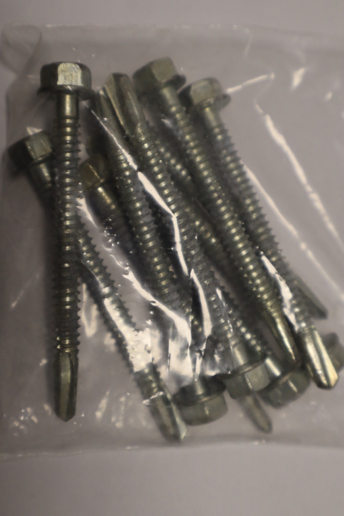 [B120066] Vis tôle 6.3 x 75mm 10 pièces