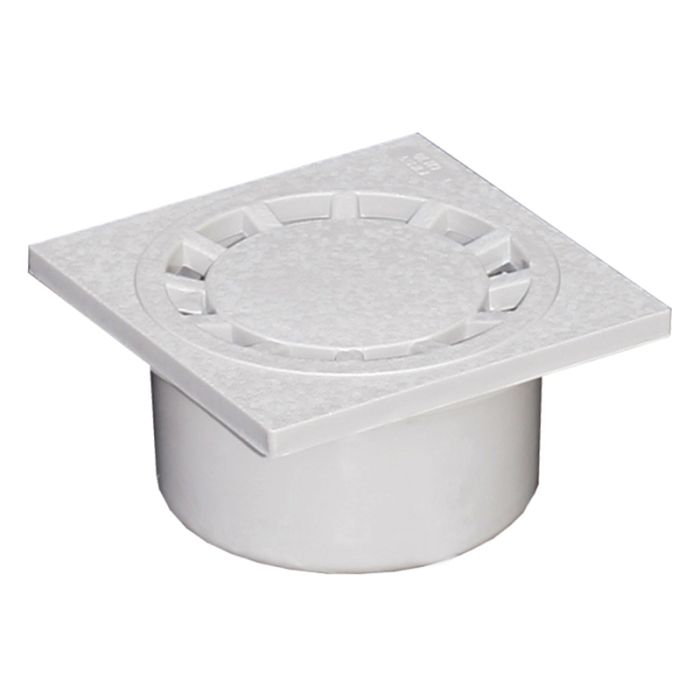 [B1260973] Siphon de sol PVC gris 100 x 100mm