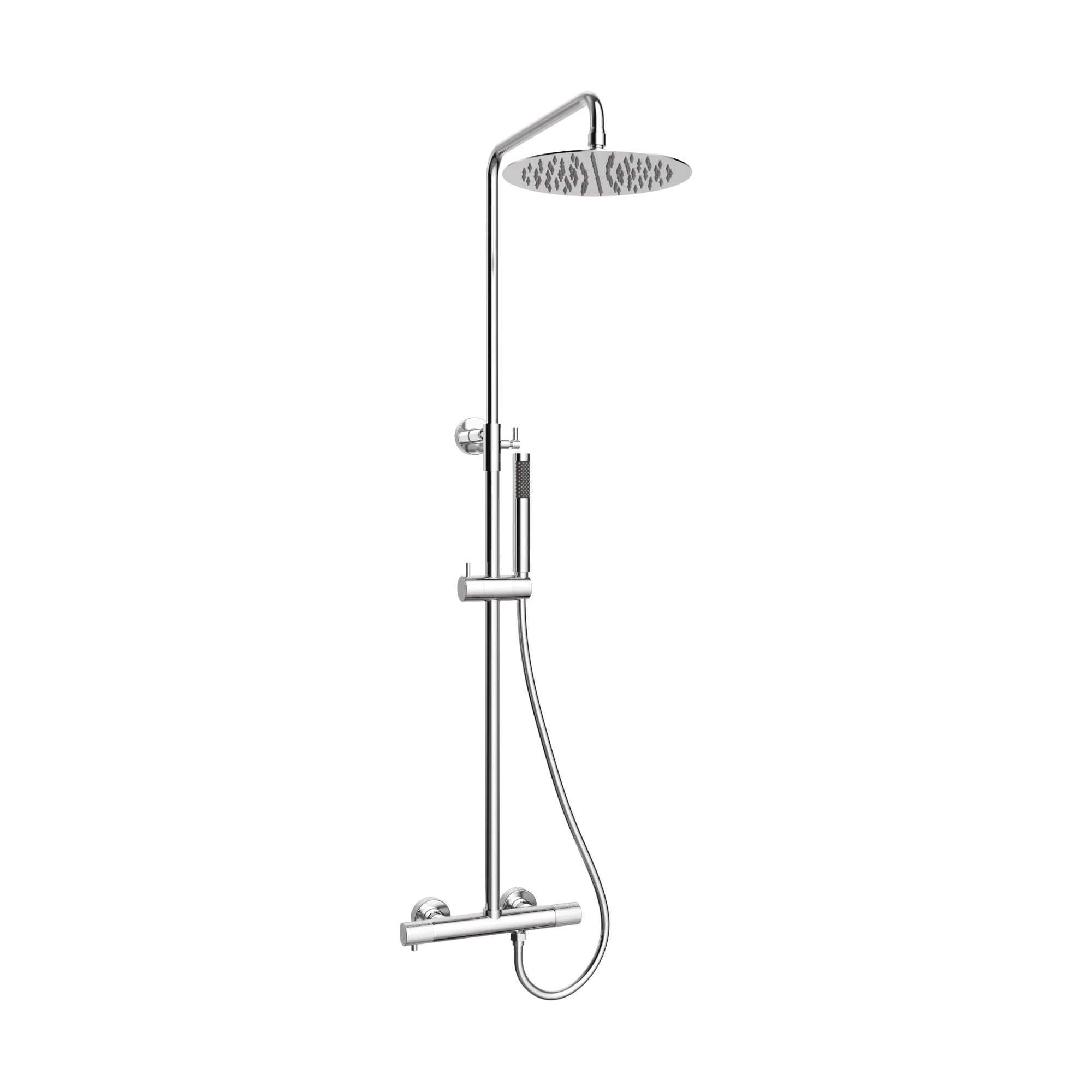[B1261011] Colonne de douche thermostatique carbone 150cm